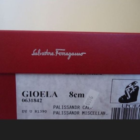 Salvatore Ferragamo Women Gioela Wedge Espadrille Sandal Palissandro Calf